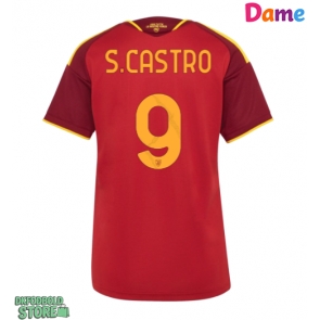 AS Roma Santiago Castro #9 Replika Hjemmebanetrøje Dame 2026-27 Kortærmet